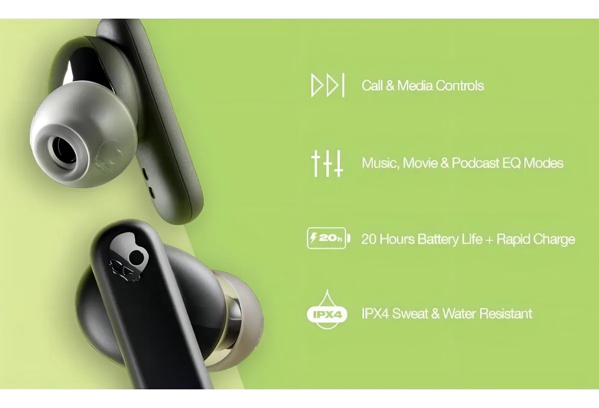 Audifonos Skullcandy Smokin Buds Xt Supreme Sound Power Bass