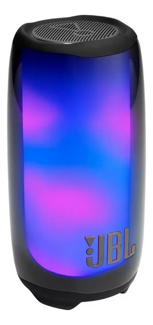 Bocina JBL Pulse 5 portátil con bluetooth waterproof negra