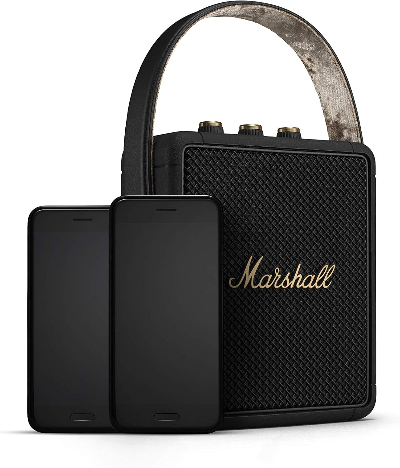Marshall Stockwell II Potencia clásica en tamaño portátil - Negro/Latón