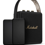Marshall Stockwell II Potencia clásica en tamaño portátil - Negro/Latón