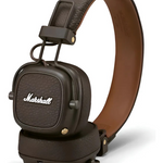 Auriculares gamer inalámbricos Marshall Major III marrón con luz LED